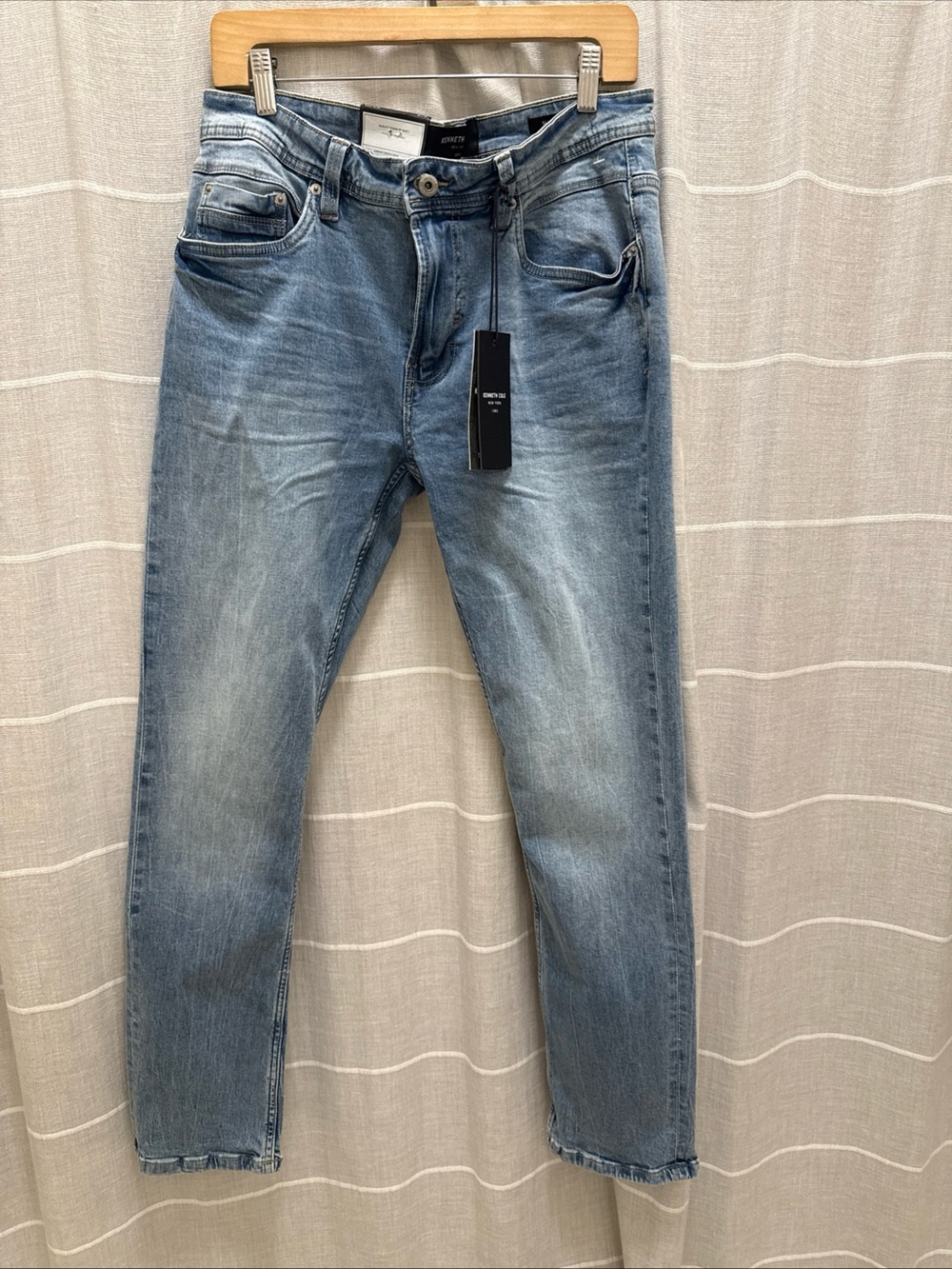 Kenneth Cole Light Blue Slim Stretch Jeans